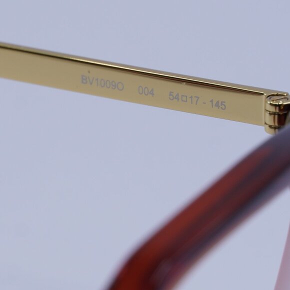Bottega Veneta BV1009O 004 Eyeglasses Burgundy/Gold 54mm Square Frame - Picture 9 of 11